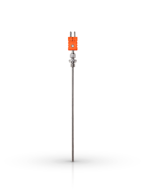Sheath thermocouples without protection tube